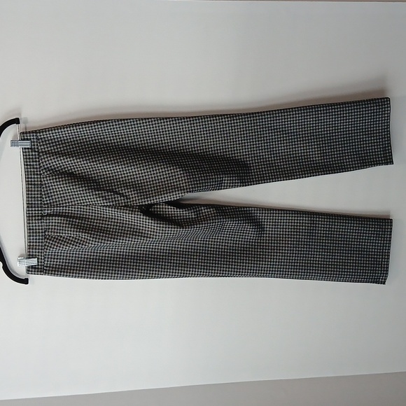 Black and White Checkered Pull-on Pants Womens Small (Tag Missing) Office Casual - Picture 4 of 4
